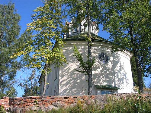 Вид алтарной части церкви Николая Чудотворца
