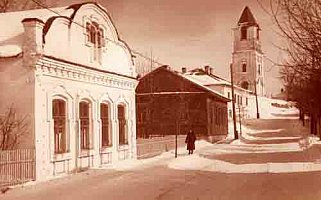 Вид на колокольню. Фотография 1960-х годов.